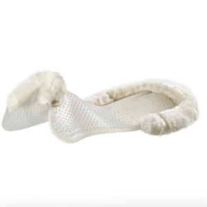 Gel Pad & Back Riser Sheepskin Cut Out Just Gel One Size Transparent